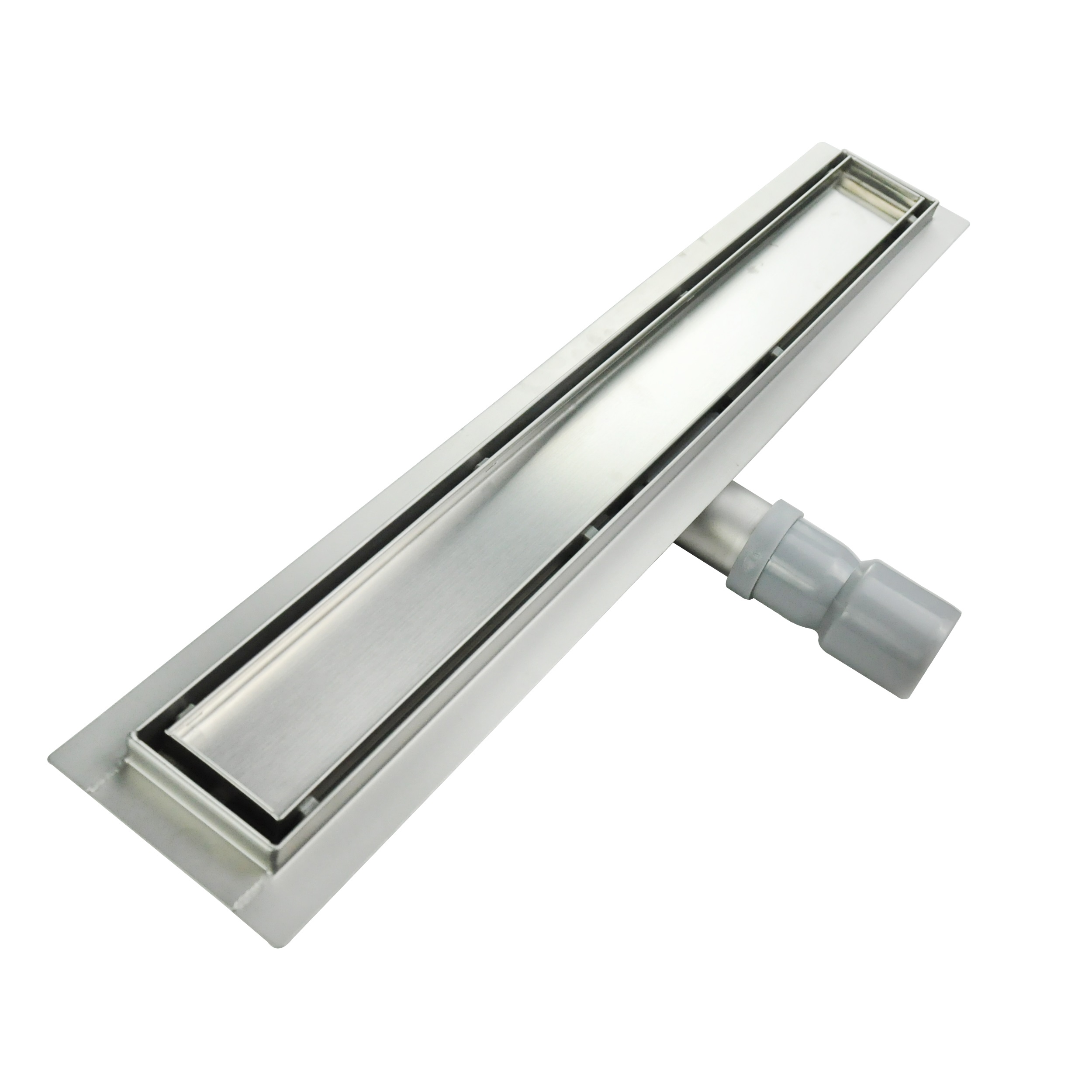 Duschrinne R2 aus Edelstahl für flache Installation, befliesbar